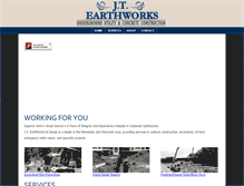 Tablet Screenshot of jtearthworks.com